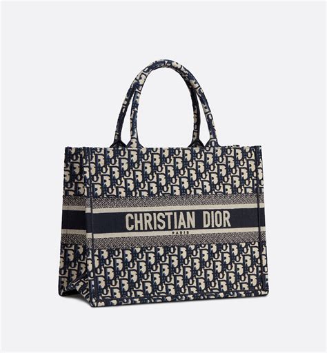 dior oblique kartenetui|CHRISTIAN DIOR Oblique Medium Book Tote Blue Multicolor .